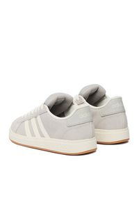 Adidas - adidas Sneakersy CEO-GRAND COURT 00S K JH6179 Szary jasny. Kolor: szary. Materiał: skóra, zamsz #4