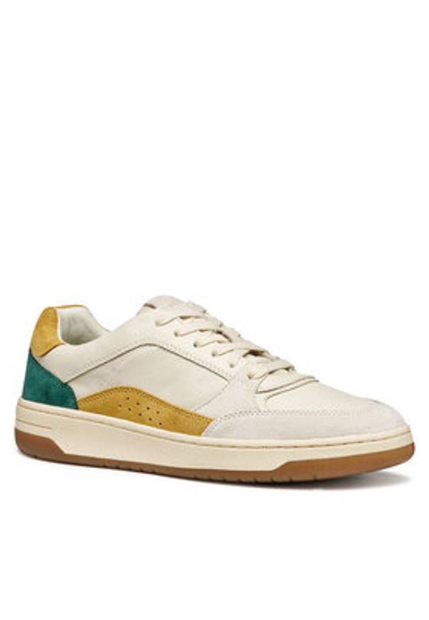 Geox Sneakersy U Sedral Court U56M5A 02285 C1S5V Biały. Kolor: biały. Materiał: skóra