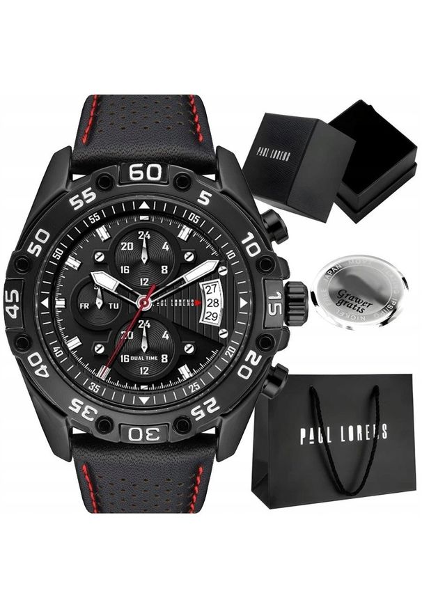 Zegarek męski Paul Lorens QERCO-1A3 Z GRAWERWEM