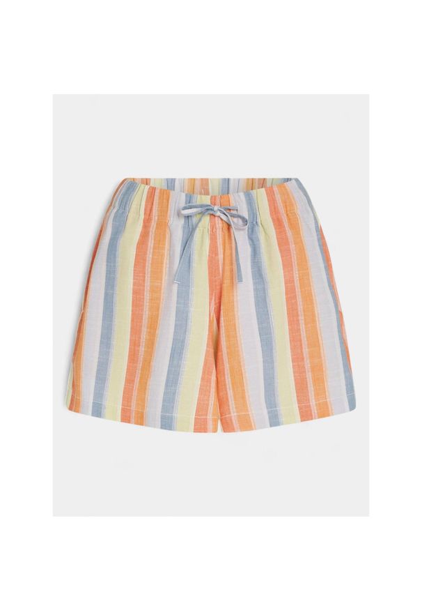 Szorty damskie O'Neill Beach Vintage. Kolor: niebieski, wielokolorowy, żółty, beżowy, pomarańczowy