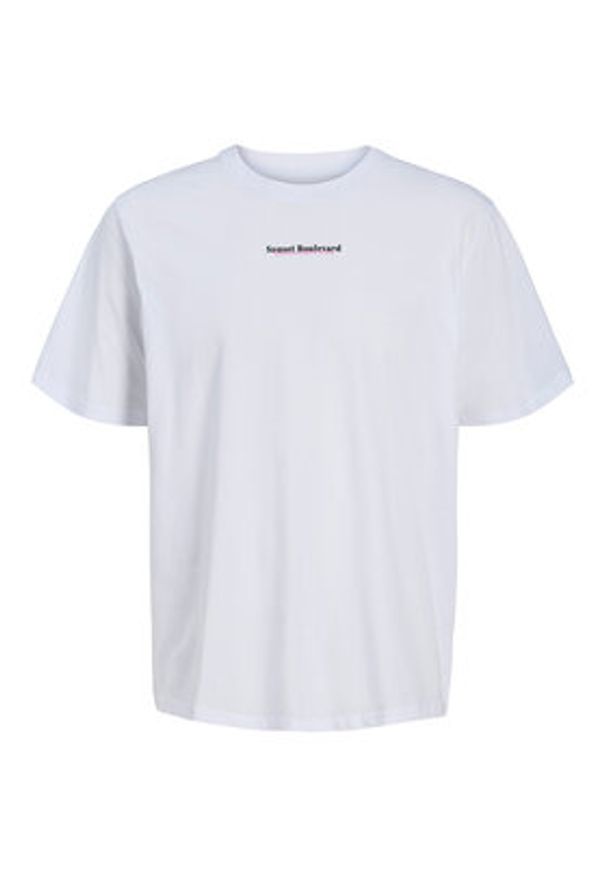 Jack & Jones T-Shirt City Photoprint 12288353 Biały Regular Fit. Kolor: biały. Materiał: bawełna