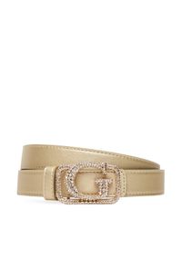 Guess Pasek Damski BW9243 P5325 Złoty. Kolor: złoty. Materiał: skóra