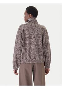 Adidas - adidas Kurtka jeansowa Firebird Aop KD2815 Brązowy Oversize. Kolor: brązowy. Materiał: bawełna #4