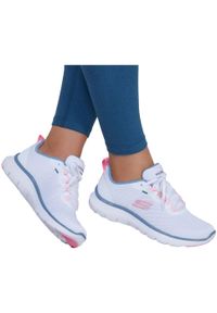 skechers - Buty damskie SKECHERS Flex Appeal 5.0 New Path. Kolor: biały
