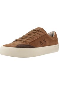 Buty SUN68 STREET SUEDE Brązowy. Kolor: brązowy. Materiał: tkanina, skóra. Sport: turystyka piesza #1