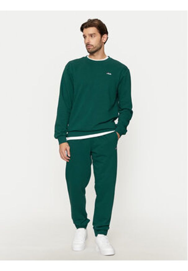 Fila Bluza Brustem FAM0343 Zielony Regular Fit. Kolor: zielony. Materiał: bawełna