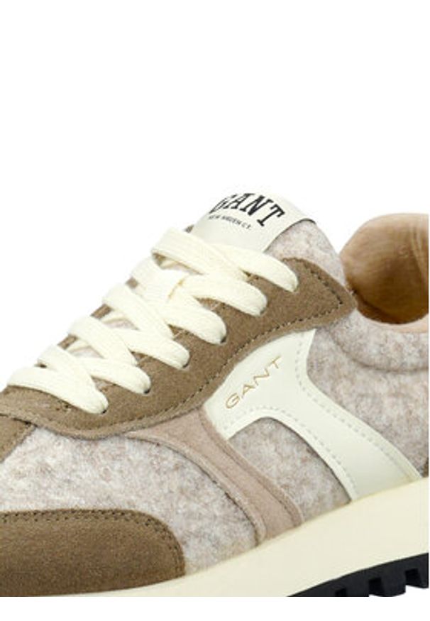 GANT - Gant Sneakersy 31538985 Beżowy. Kolor: beżowy. Materiał: zamsz, skóra