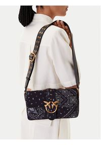 Pinko - PINKO Torebka Love One Classic Slouchy Fl PE 25 PLTT 104524 A2AS Czarny. Kolor: czarny #6