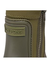 Toni Pons Kalosze Clais Khaki. Kolor: brązowy #4