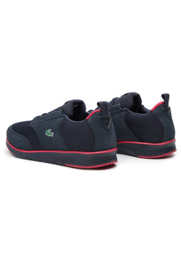 Lacoste Sneakersy L.ight 116 1 Spm 7-31SPM0024003 Granatowy. Kolor: niebieski. Materiał: materiał