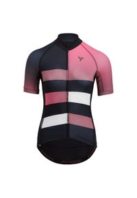 Koszulka rowerowa damska Silvini Mazzana. Kolor: biały, czarny, różowy, wielokolorowy. Sport: kolarstwo