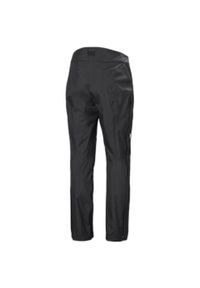 Spodnie damskie Helly Hansen vergals 3l shell. Kolor: czarny. Sport: turystyka piesza
