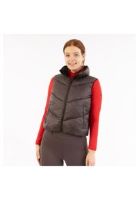 Damska kurtka puchowa BR Equitation Janneke. Kolor: brązowy, wielokolorowy, fioletowy. Materiał: puch #1
