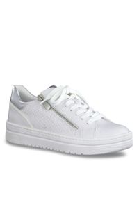 Sneakersy Marco Tozzi 2-2-23718-20 White Comb. Kolor: biały. Materiał: skóra ekologiczna #1