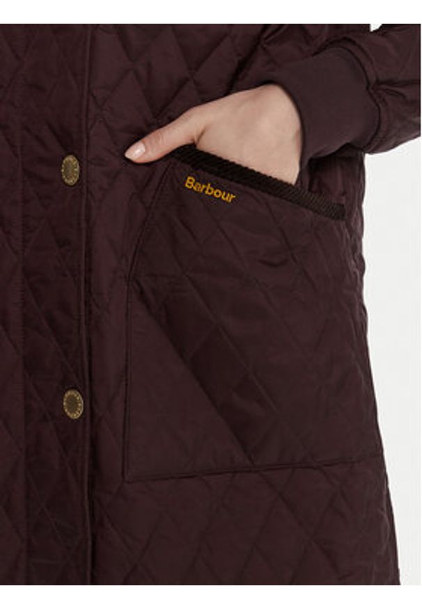 Barbour Kurtka przejściowa LQU1838RE96 Bordowy Regular Fit. Kolor: czerwony. Materiał: syntetyk