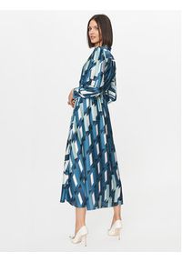 Rinascimento Sukienka koktajlowa CFC0116120003 Niebieski Regular Fit. Kolor: niebieski. Materiał: syntetyk. Styl: wizytowy #2