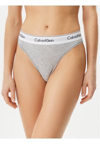 Calvin Klein Underwear Figi klasyczne z wysokim stanem LV00QF8319 Szary. Stan: podwyższony. Kolor: szary. Materiał: bawełna