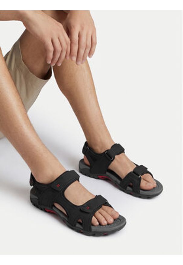 Nautica Sandały CEO-LOTTO-01 Czarny. Kolor: czarny. Materiał: materiał