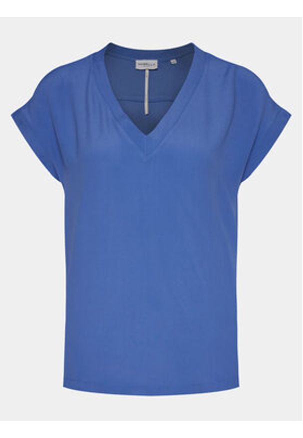 Marella Bluzka Pialla 2413111094 Niebieski Regular Fit. Kolor: niebieski. Materiał: syntetyk