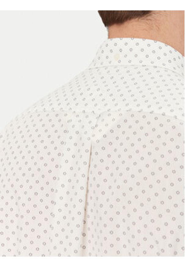 GANT - Gant Koszula 3250056 Biały Regular Fit. Kolor: biały. Materiał: bawełna