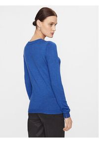 Vero Moda Sweter 10291147 Niebieski Regular Fit. Kolor: niebieski. Materiał: syntetyk