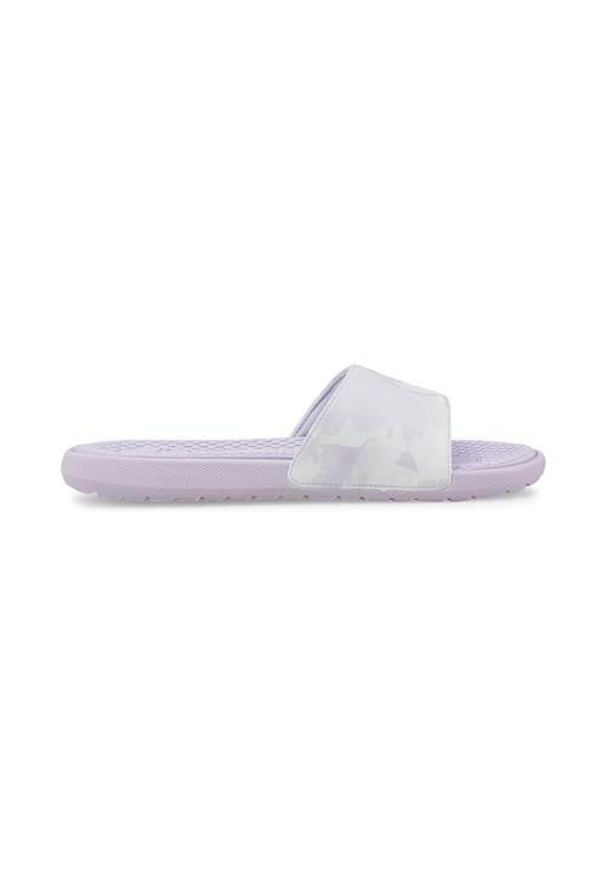 Klapki damskie Puma Cool Cat Hazy. Kolor: wielokolorowy, fioletowy. Materiał: materiał, syntetyk