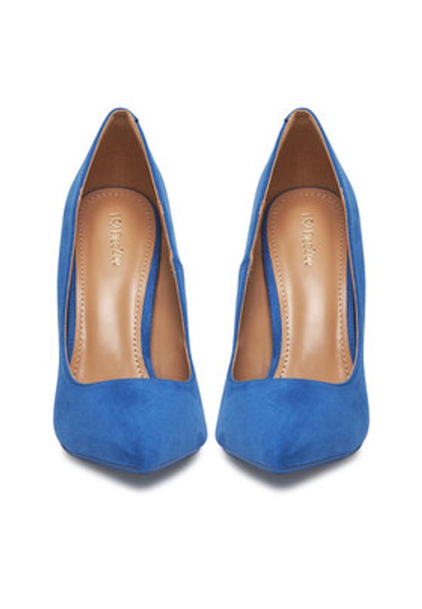 DeeZee Szpilki DZ0023 Niebieski. Kolor: niebieski. Materiał: materiał. Obcas: na szpilce