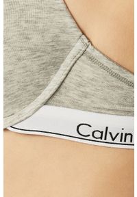 Calvin Klein Underwear - Biustonosz. Kolor: szary. Rodzaj stanika: biustonosz z fiszbinami #3