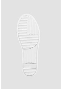 Valentino by Mario Valentino - VALENTINO Biało-złote sneakersy Baraga S Sneaker Lace-U. Kolor: biały. Materiał: skóra #5