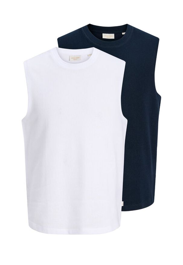 Jack & Jones Komplet tank topów Hyeres 12305107 Kolorowy Oversize. Materiał: bawełna. Wzór: kolorowy