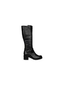 Kozaki Bayla-161 077 43575 Black 161734, Czarny, Skóra naturalna - 37. Zapięcie: klamry. Kolor: czarny. Materiał: skóra. Szerokość cholewki: normalna. Sezon: zima, jesień. Styl: klasyczny #1