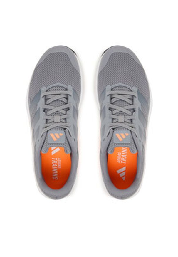 Adidas - adidas Buty na siłownię Dropset Base JQ1449 Szary. Kolor: szary. Materiał: materiał. Sport: fitness