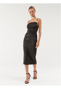 Just Cavalli Sukienka koktajlowa 75PAO924 Czarny Slim Fit. Kolor: czarny. Materiał: syntetyk. Styl: wizytowy #5