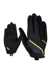 Rękawiczki rowerowe Ziener Clyo Touch Long black/lemon. Kolor: czarny, żółty, wielokolorowy. Sport: kolarstwo