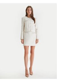 Guess Marynarka W6RL54 WJ632 Écru Regular Fit. Materiał: syntetyk #4