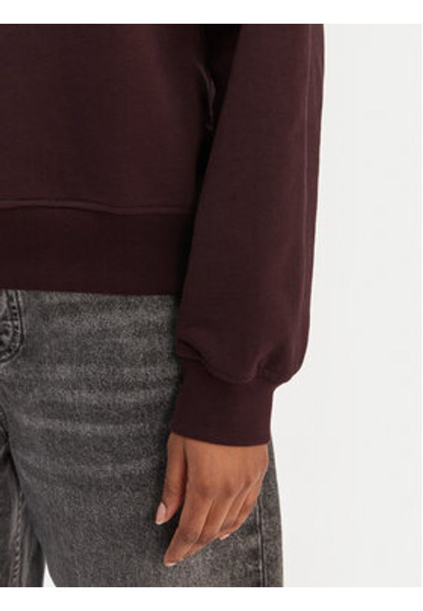 Calvin Klein Jeans Bluza Monologo LV047B234G Brązowy Regular Fit. Kolor: brązowy. Materiał: bawełna