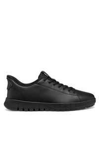 Geox Sneakersy U Flextride Plus U56MAA 0009B C9999 Czarny. Kolor: czarny. Materiał: skóra