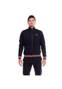 LEONE 1947 APPAREL - Męski dres ze stójką i zamkiem Welcome Back. Kolor: czarny. Materiał: dresówka. Sport: fitness