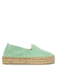 Manebi Espadryle R 7.7 D0 Zielony. Kolor: zielony. Materiał: zamsz, skóra