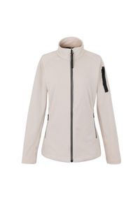 Regatta - Polar damski rozsuwany Liliena. Kolor: biały. Materiał: polar. Długość rękawa: raglanowy rękaw #1