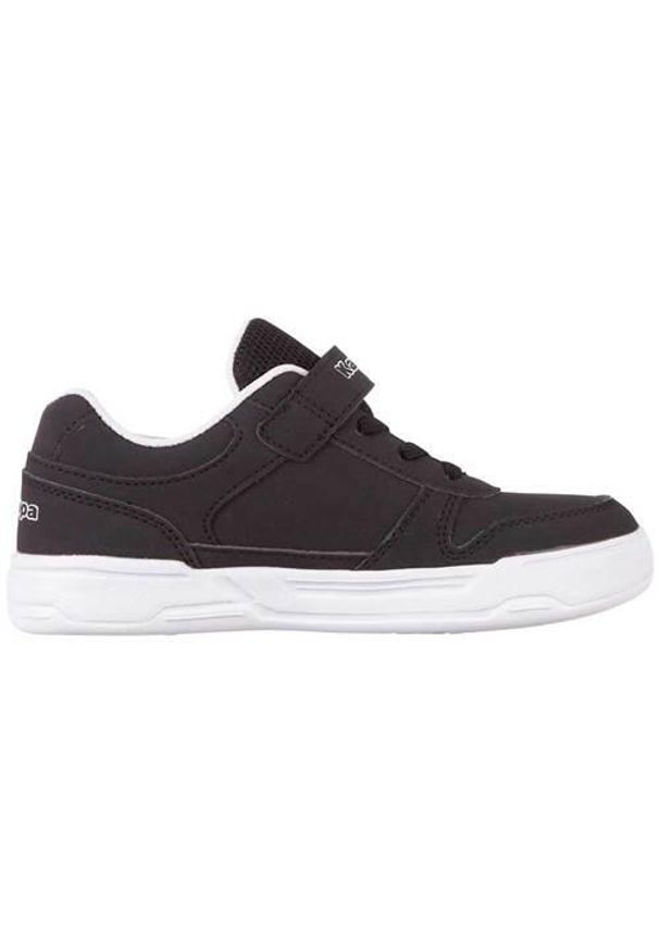 Buty do chodzenia dla dzieci Kappa Dalton Ice K. Zapięcie: rzepy. Kolor: biały, czarny, wielokolorowy. Materiał: syntetyk, tkanina, materiał. Szerokość cholewki: normalna. Sport: turystyka piesza