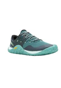 Buty do biegania męskie Merrell Trail Glove 7. Zapięcie: sznurówki. Kolor: zielony. Materiał: materiał, syntetyk, tkanina. Szerokość cholewki: normalna