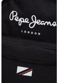 Pepe Jeans plecak LONDON BACKPACK kolor czarny duży z nadrukiem. Kolor: czarny. Wzór: nadruk #5