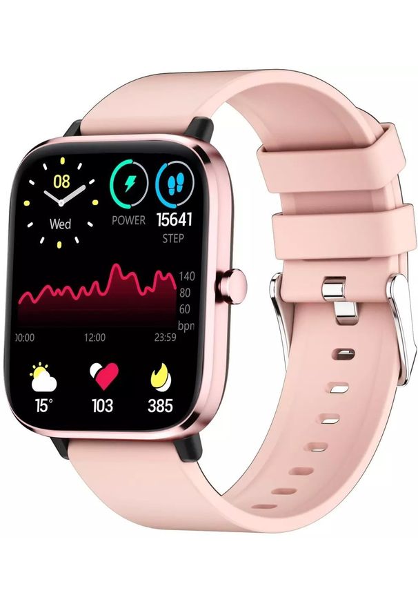 Smartwatch Giewont GW230-1 Różowy (GW230-1). Rodzaj zegarka: smartwatch. Kolor: różowy