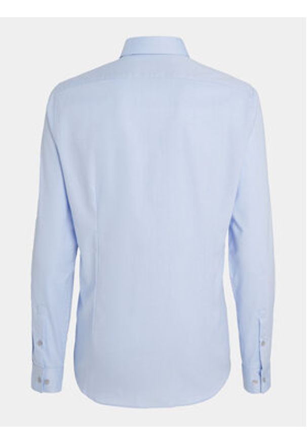 Calvin Klein Koszula K10K108426 Niebieski Slim Fit. Kolor: niebieski. Materiał: bawełna