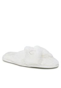 DeeZee Kapcie M138139J Biały. Kolor: biały. Materiał: materiał #6