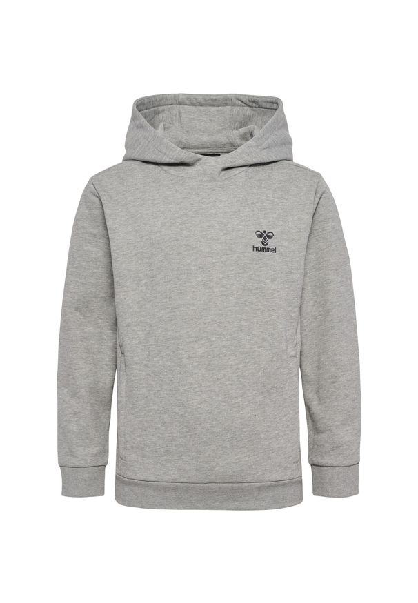 Bluza z kapturem dla dzieci Hummel Off-Grid. Typ kołnierza: kaptur. Kolor: szary. Sport: piłka ręczna