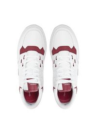 TOMMY HILFIGER - Tommy Hilfiger Sneakersy Th Basket Street Lth FM0FM04874 Czerwony. Kolor: czerwony. Materiał: skóra