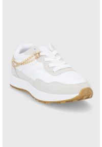 Answear Lab buty kolor biały. Nosek buta: okrągły. Zapięcie: sznurówki. Kolor: biały. Materiał: guma #5