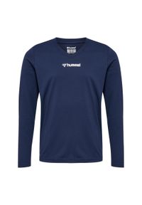 Dziecięca koszulka z długim rękawem Hummel BL Essential. Kolor: niebieski. Długość rękawa: długi rękaw. Długość: długie. Sport: koszykówka #1